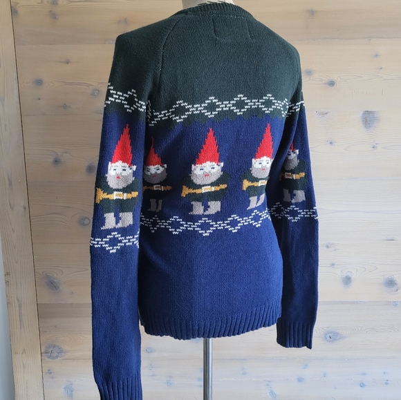 Ugly Christmas Sweater with gnomes unisex small - Picture 2 of 3